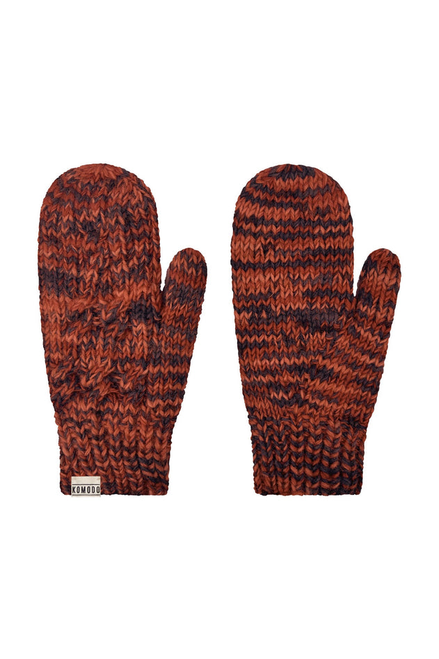 Haya Mitten Space Dye Terracotta