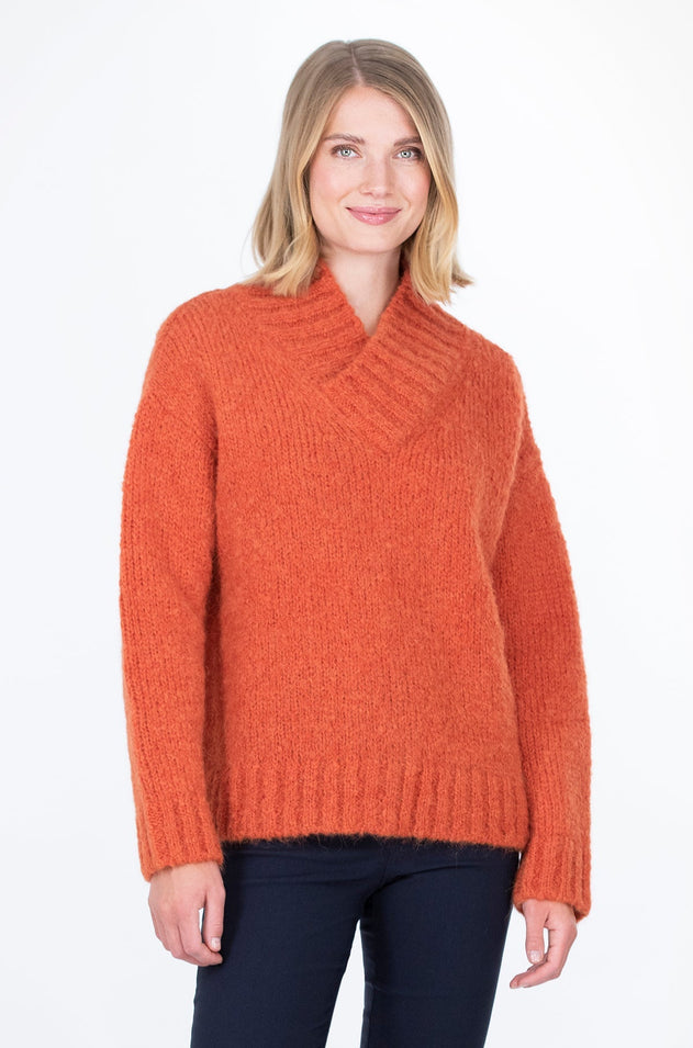 Kaamos Knit Sweater Orange