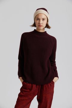 KATTY Merino Wool Jumper - Walnut