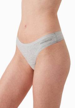 Kavinn Tanga Underpants 3-Pack Grey Melange