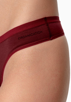 Kavinn Tanga Underpants 3 Pack Bordeaux Red