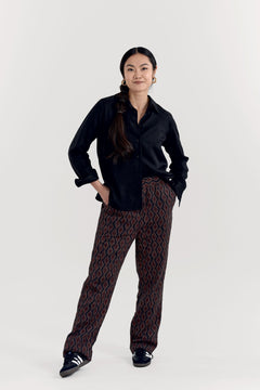 Kenji Tencel Shirt Black