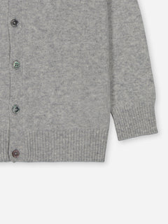 Kids' Cashmere Cardigan Grey