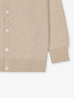 Kids' Cashmere Cardigan Beige