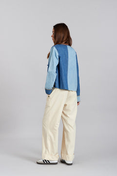 Nelly Cotton Jacket Blue