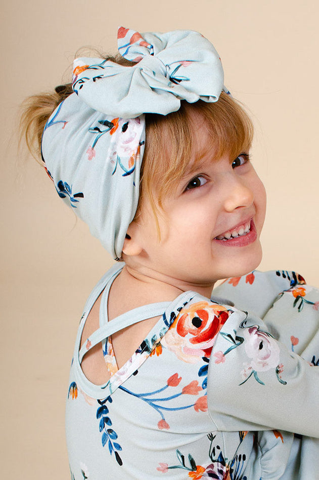 Kids' Valkama Headwrap Jade Bloom