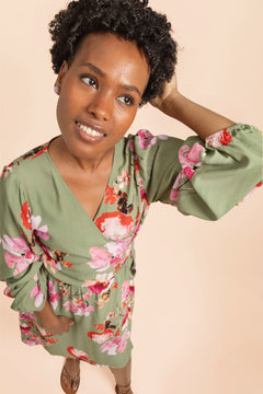 Wrap Dress Cherry Blossom