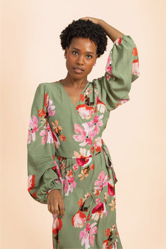 Wrap Dress Cherry Blossom