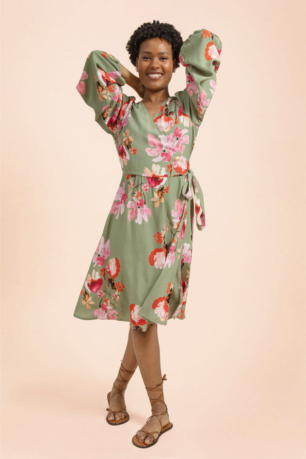 Wrap Dress Cherry Blossom
