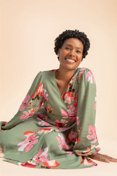 Wrap Dress Cherry Blossom