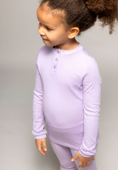 Kids' Aava Merino Shirt Purple