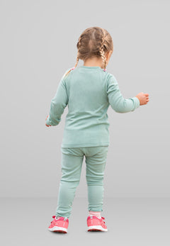 Kids' Merino Pants Moss