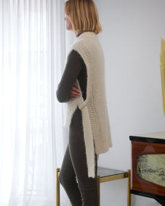 Kalvos Mohair Vest Sea Salt