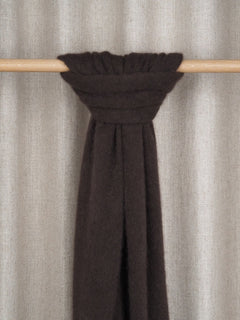 Cashmere Scarf Dark Chocolate