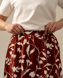 Bell-Bottomed Skirt Shadows Mahogany