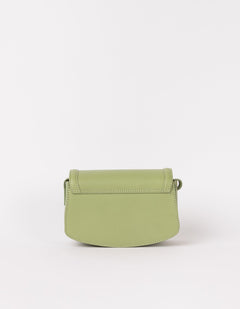 Kendalini Classic Leather Bag Tea Green