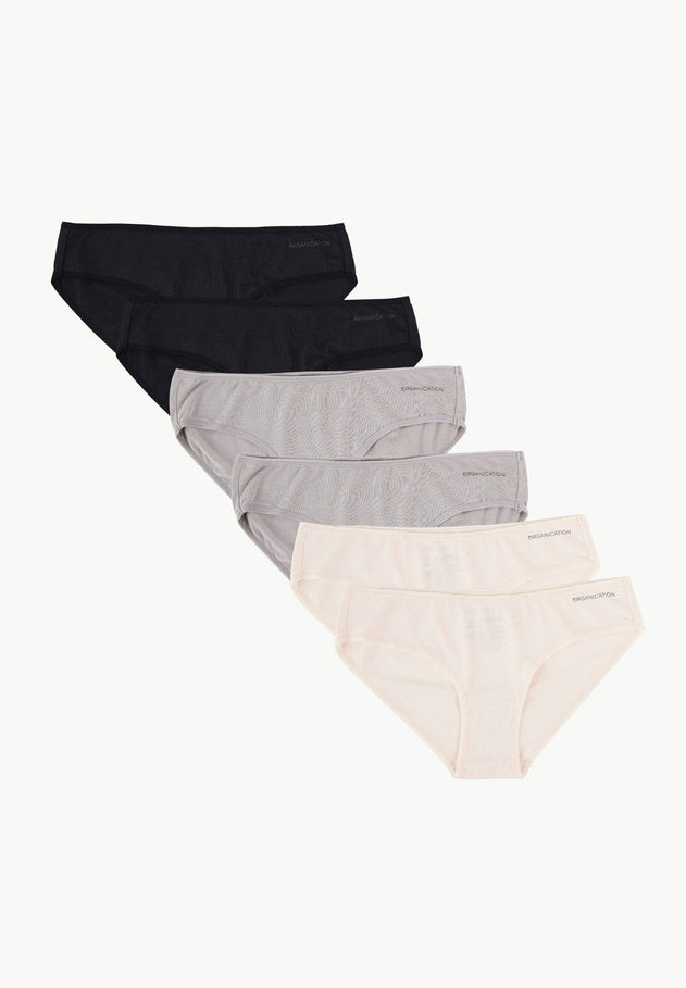 Kumru Underpants Mix 6 Pack Black
