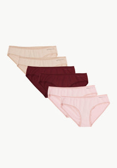 Kumru Underpants 6 Pack Mix Pink
