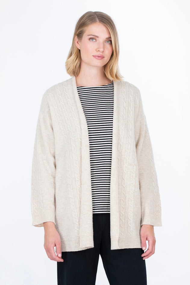 Laakso Cardigan Light Beige