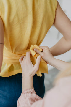 Smiltė Linen Top