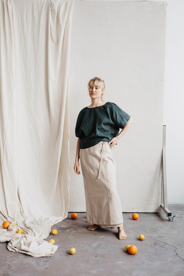 Vaiva Linen Skirt