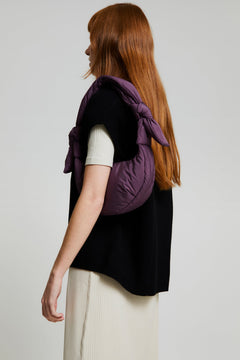 Biwa Puffy Micro Bag Plum