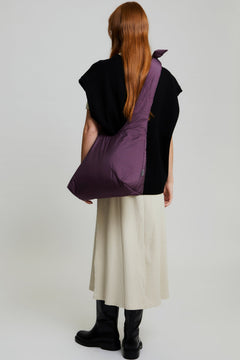 Biwa Puffy Bag Plum