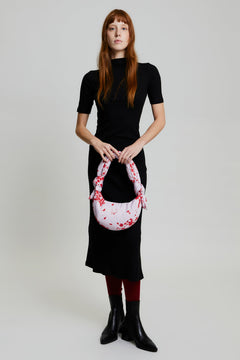 Biwa Puffy Micro Bag Floral Pink