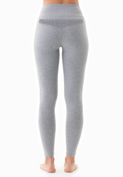 Lenna High Waist Organic Cotton Leggings Dark Grey Melange