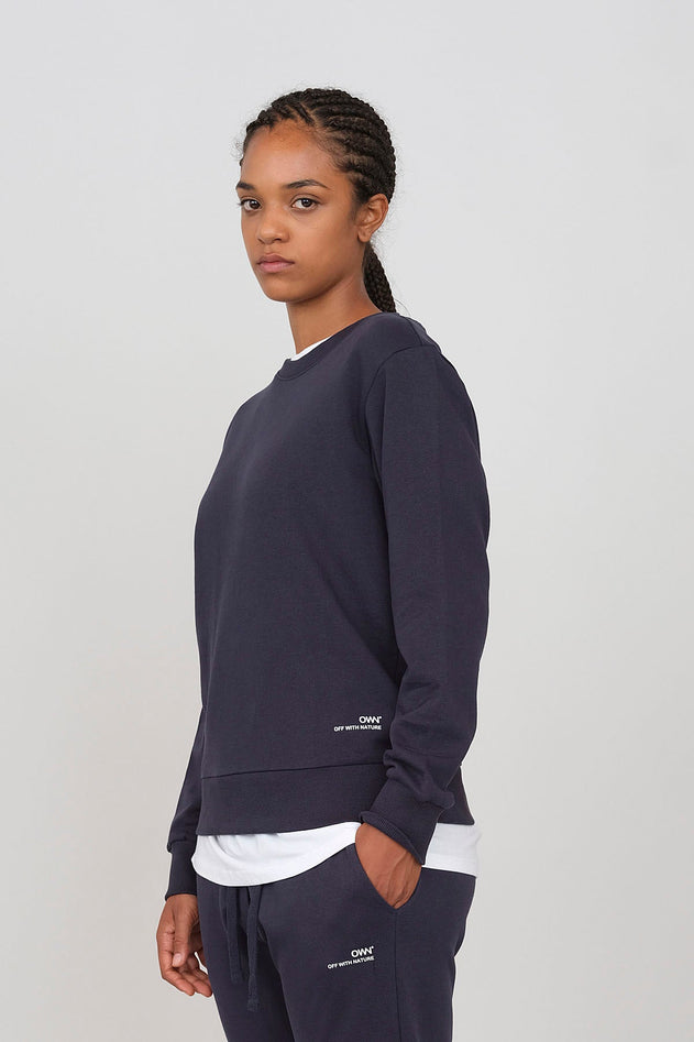 Women's Crewneck Sweatshirt Blue