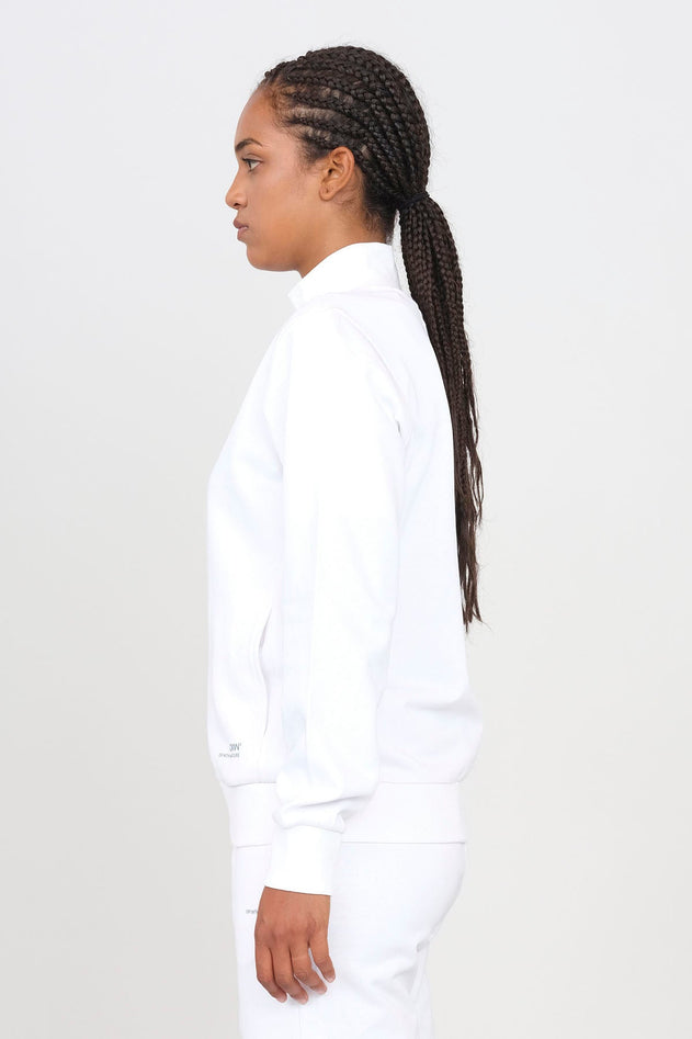 Women's Sweatshirt With A Zipper White