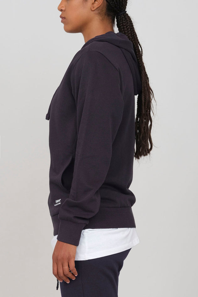 Women's Hoodie With A Zipper Blue