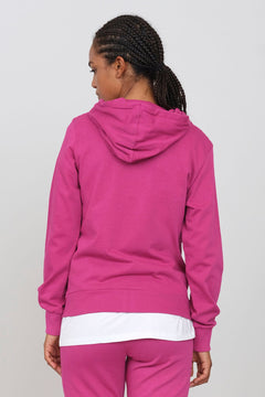 Women's Hoodie With A Zipper Fuchsia