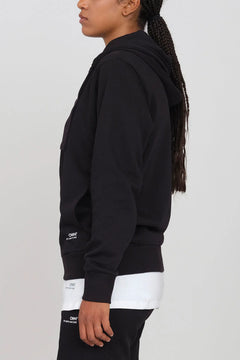 Women's Hoodie With A Zipper Black