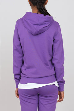 Women's Hoodie With A Zipper Violet