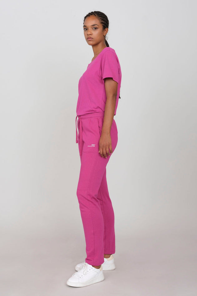 Women's Straight Joggers Fuchsia