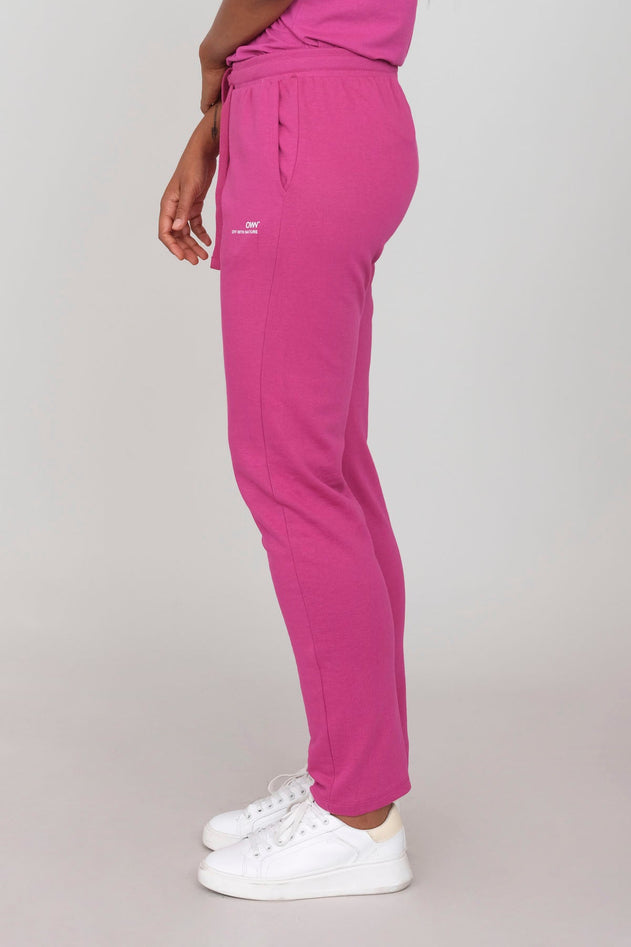 Women's Straight Joggers Fuchsia