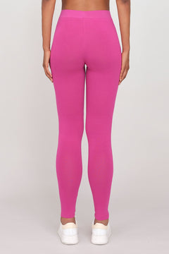 Organic Cotton Leggings Fuchsia