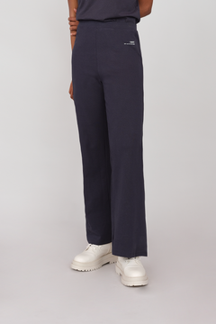 Interlock Palazzo Pants Blue