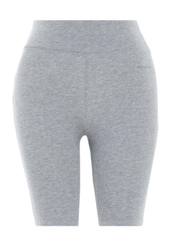 Lolla Organic Cotton Biker Shorts Dark Grey Melange
