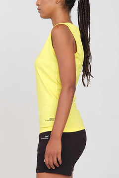 Women's Deep Neck Tank Top Yellow