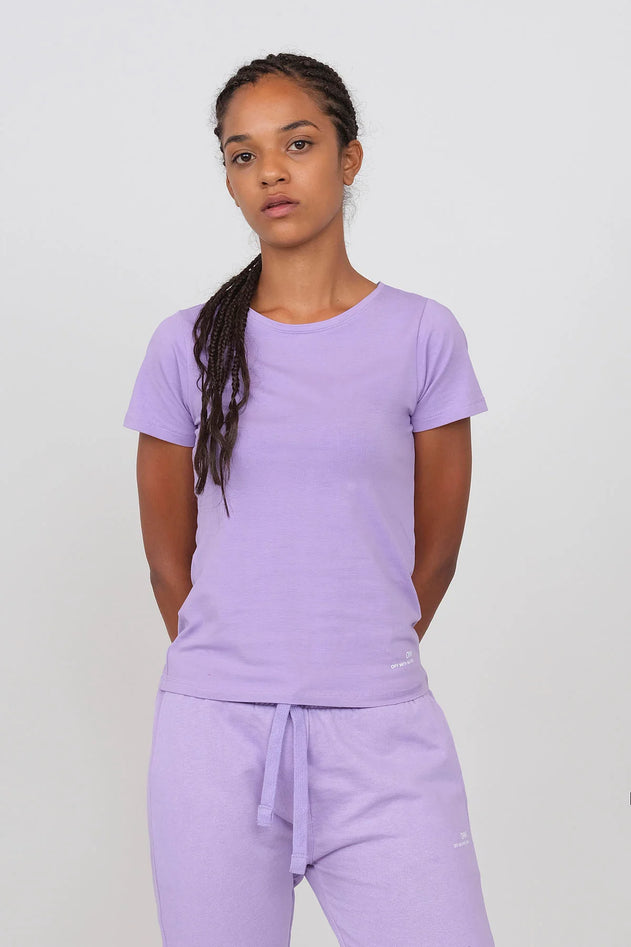 Women's Crewneck T-Shirt Purple