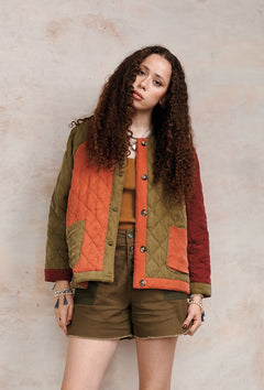 Lulu Cupro Jacket Multicolor