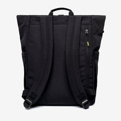 Lars Roll Backpack Black Lime Vandra