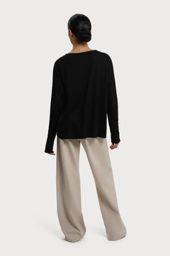 Leia Wide Pants Greige