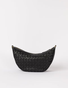 Leo Woven Soft Grain Leather Black