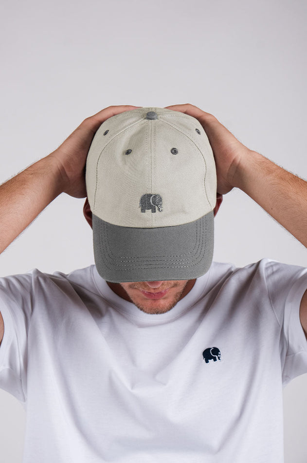 Logo Dad Cap Marengo Ecru
