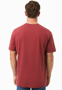 Men's Basic Round Neck T-Shirt Merlot