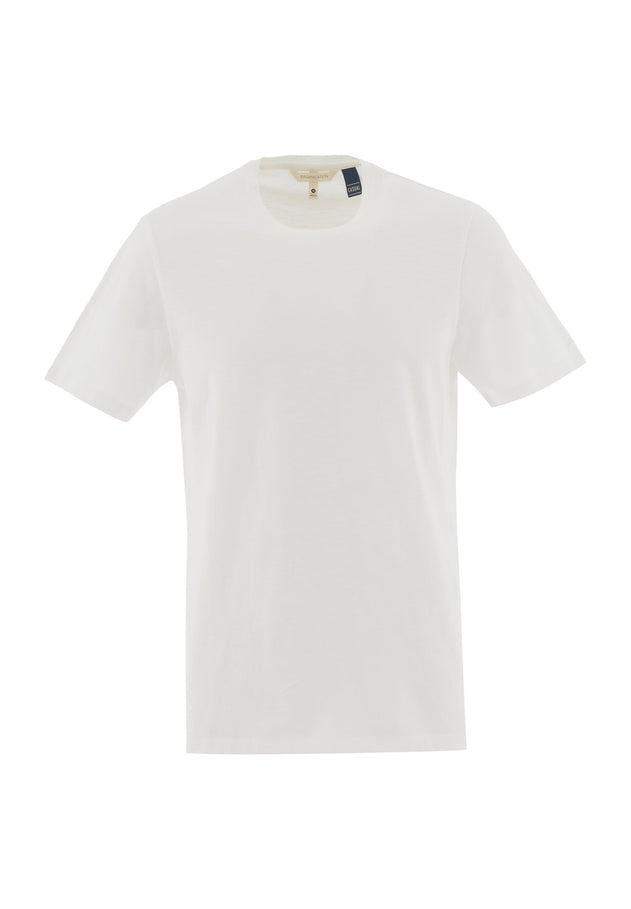 Heren Ronde hals T-shirt Gebroken wit