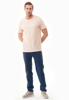 Heren Ronde hals T-shirt Abby Stone